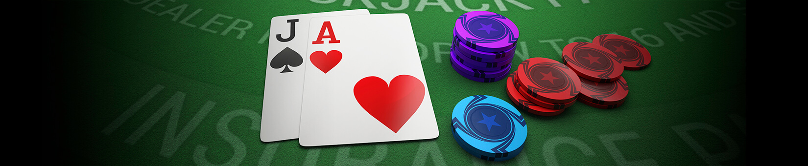 blackjack cards and chips